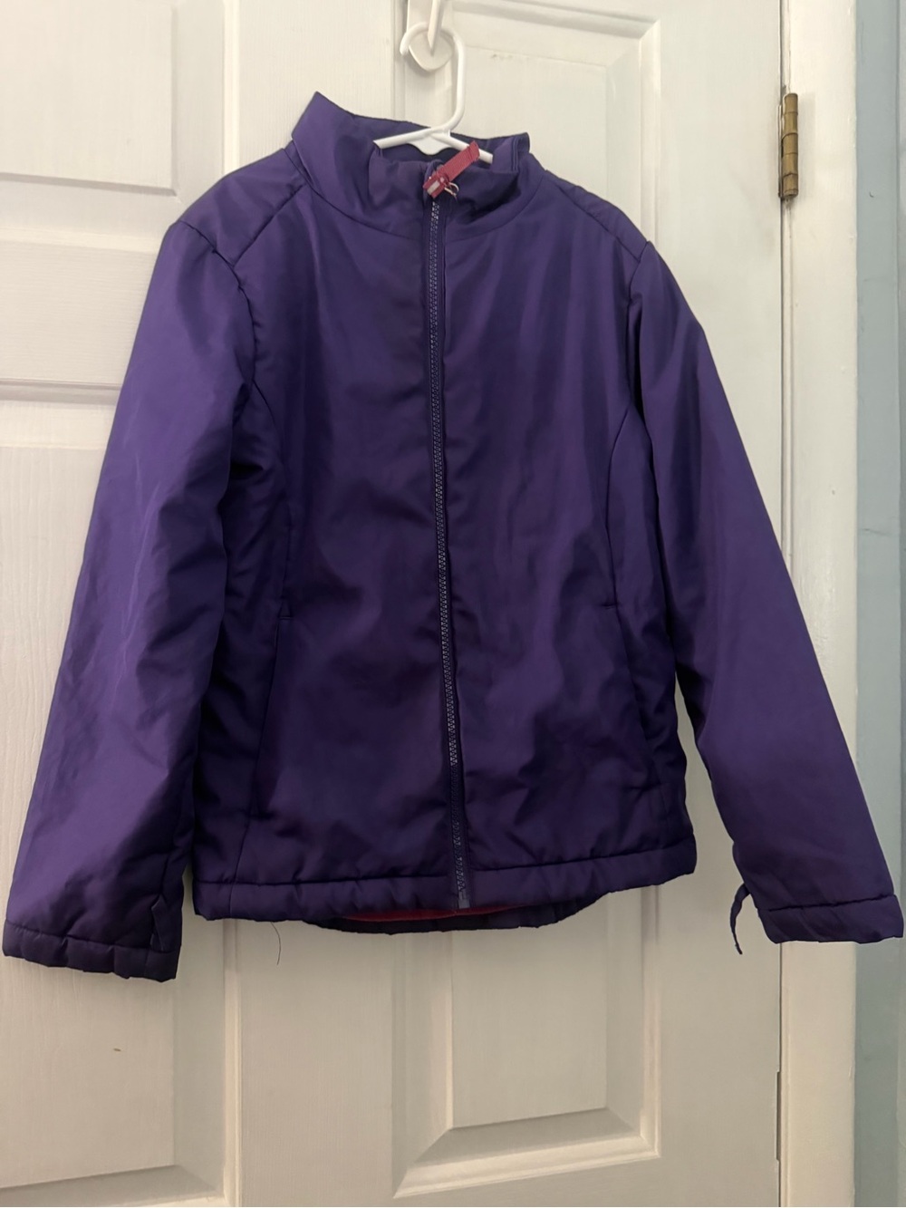 All in Motion Girls Purple Water Resistant Winter Jacket Size 7/8